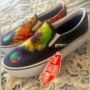 Vans Classic Slip-0n Paradoxical Black/Multi Stackform VNOA7Q5RBML WMNS Platform
